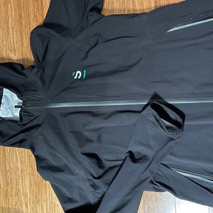 Size 12 black Lululemon waterproof jacket